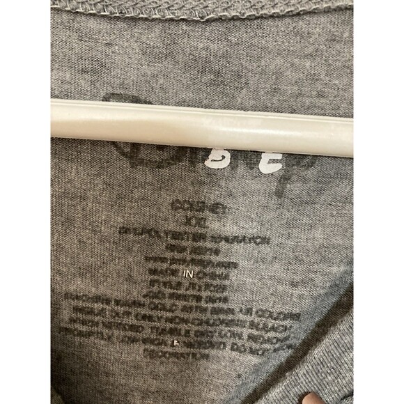 Disney mickey mouse T-shirt XL Gray All Over With Black Mickeys - Picture 4 of 6